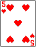 5 of Hearts