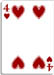 4 of Hearts